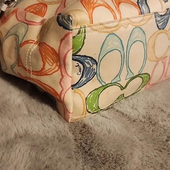 Multicolor Coach Scribble Tote - Picture 6 of 10